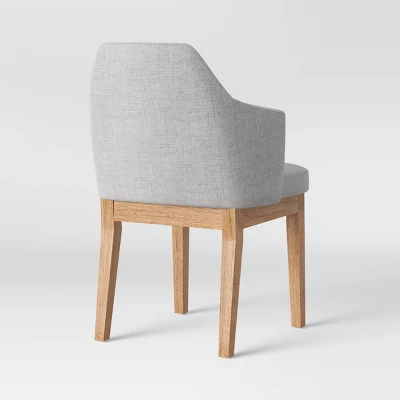 Kinston Curved Back Upholstered Dining Chair - Threshold™ 3 Kinston Curved Back Upholstered Dining Chair - Threshold™ - Image 3