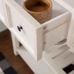 48" Farmhouse Solid Wood 2 Drawer Buffet White - Saracina Home 17 48" Farmhouse Solid Wood 2 Drawer Buffet White - Saracina Home -HOMCOM Store GUEST 674b092e 3435 4204 b7cf 49f755d818b1