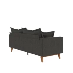 Maryan Pillowback Wood Stretcher Sofa Gray Linen - Room & Joy -HOMCOM Store GUEST 6e4340a9 89e0 4a3d 8dcd 5ab000c042cf