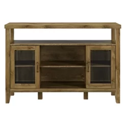 Rustic Transitional Double Door Highboy Buffet - Saracina Home -HOMCOM Store GUEST 70616bee 9544 481f ac90 2b81fb998cdc