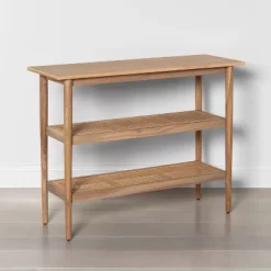 Wood & Cane Console Table - Hearth & Hand™ With Magnolia 19 Wood & Cane Console Table - Hearth & Hand™ With Magnolia -HOMCOM Store GUEST 718348e6 87b2 4ae6 b92b 93d6b4534b86