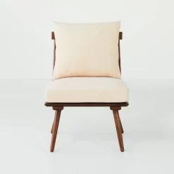 Spindle Back Accent Chair With Cushions Brown/Cream - Hearth & Hand™ With Magnolia 8 Spindle Back Accent Chair With Cushions Brown/Cream - Hearth & Hand™ With Magnolia -HOMCOM Store GUEST 73f76910 42de 4f93 b7f9 c4d237cc0893