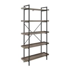 68" 5 Tray Shelf Urban Pipe X Back Bookshelf - Saracina Home 19 68" 5 Tray Shelf Urban Pipe X Back Bookshelf - Saracina Home -HOMCOM Store GUEST 7546ba45 c02f 4ca7 b12d e99f32bb0573