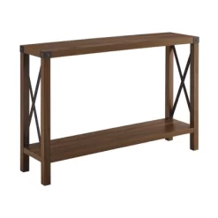 Sophie Rustic Industrial X Frame Entry Table - Saracina Home 24 Sophie Rustic Industrial X Frame Entry Table - Saracina Home -HOMCOM Store GUEST 769a81ac 9145 453b 9993 f274c3bd154a