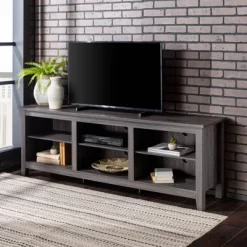 Transitional 6 Cubby Wood Open Storage Wood TV Stand For TVs Up To 80"- Saracina Home 20 Transitional 6 Cubby Wood Open Storage Wood TV Stand For TVs Up To 80"- Saracina Home -HOMCOM Store GUEST 79e53a3c 9e15 40b4 ae14 2a20944d3dac