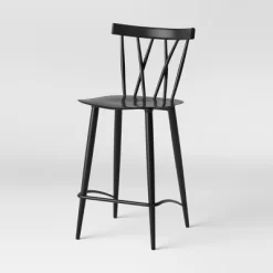 Set Of 2 Becket Metal X Back Counter Height Barstool Black - Threshold™ 7 Set Of 2 Becket Metal X Back Counter Height Barstool Black - Threshold™ -HOMCOM Store GUEST 7ab60607 4e5e 4b03 a2af 7cf9061779fb