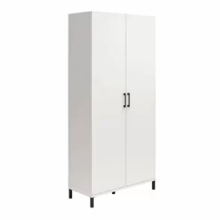 36" Vario 2 Door Wide Storage Cabinet White - Room & Joy -HOMCOM Store GUEST 7c1e6ec8 b429 4923 a9db e938795a6cfa