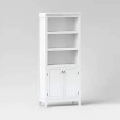 72" Carson 5 Shelf Bookcase With Doors - Threshold 17 72" Carson 5 Shelf Bookcase With Doors - Threshold -HOMCOM Store GUEST 7d13a320 a881 4623 87ab 176b8890729a