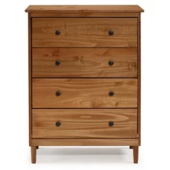 Stiva Classic Mid-Century Modern Vertical 4 Drawer Dresser - Saracina Home 9 Stiva Classic Mid-Century Modern Vertical 4 Drawer Dresser - Saracina Home -HOMCOM Store GUEST 7d52ef34 1e46 4920 a3a1 34d91177eaef