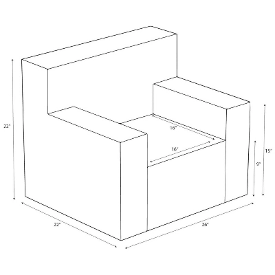 Modern Kids’ Chair - Pillowfort™ 5 Modern Kids’ Chair - Pillowfort™ - Image 5