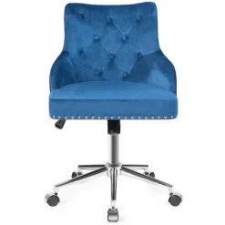 Tangkula Velvet Desk Chair Upholstered 360°Swivel Height Adjustable Rolling Office Chair For Office Bedroom Living Room 16 Tangkula Velvet Desk Chair Upholstered 360°Swivel Height Adjustable Rolling Office Chair For Office Bedroom Living Room -HOMCOM Store GUEST 7f78dacd 8b54 4506 8677 294054517924