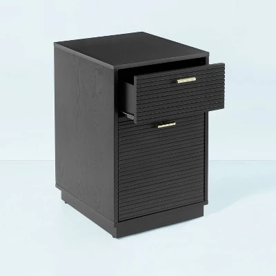 Grooved Wood 2-Drawer Vertical Filing Cabinet - Hearth & Hand™ With Magnolia 3 Grooved Wood 2-Drawer Vertical Filing Cabinet - Hearth & Hand™ With Magnolia - Image 3
