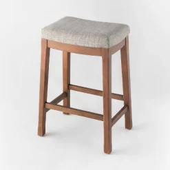 Candor Wood And Upholstered Saddle Counter Height Barstool - Threshold™ 10 Candor Wood And Upholstered Saddle Counter Height Barstool - Threshold™ -HOMCOM Store GUEST 80c1f2de 5ac5 48a3 9160 9e552e51230e
