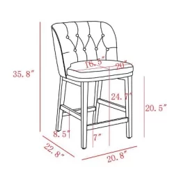 Winfall Tufted Barrel Counter Height Barstool Linen - Threshold™ 11 Winfall Tufted Barrel Counter Height Barstool Linen - Threshold™ -HOMCOM Store GUEST 862591f2 c5d6 4cbd b107 373f25260e5a