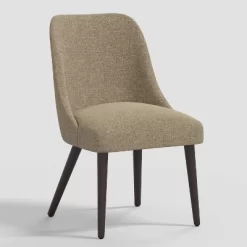 Geller Modern Dining Chair In Textured Linen Zuma - Threshold™