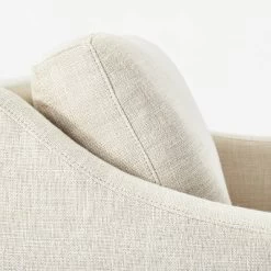 Vivian Park Upholstered Swivel Chair Cream - Threshold™ Designed With Studio McGee -HOMCOM Store GUEST 8c1ee327 9803 4b0c a995 a94f4626444c