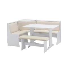Penrose Storage Nook Dining Set - Linon -HOMCOM Store GUEST 8d785054 2ac4 4731 a627 d9494ef0c6c5