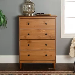 Stiva Classic Mid-Century Modern Vertical 4 Drawer Dresser - Saracina Home 11 Stiva Classic Mid-Century Modern Vertical 4 Drawer Dresser - Saracina Home -HOMCOM Store GUEST 8d80b7b0 7a6b 40f6 8fc7 edeb7656d79f