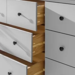 Stiva Classic Mid-Century Modern Horizontal 6 Drawer Dresser - Saracina Home 32 Stiva Classic Mid-Century Modern Horizontal 6 Drawer Dresser - Saracina Home -HOMCOM Store GUEST 91898bd5 b026 4577 881c aaf75dec2792