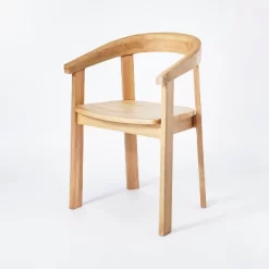 Terra Solid Wood Curved Back Dining Chair - Threshold™ Designed With Studio McGee 15 Terra Solid Wood Curved Back Dining Chair - Threshold™ Designed With Studio McGee -HOMCOM Store GUEST 9247e68d 2d42 4de0 acf8 805ddf967c24