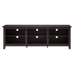 Transitional 6 Cubby Wood Open Storage Wood TV Stand For TVs Up To 80"- Saracina Home 24 Transitional 6 Cubby Wood Open Storage Wood TV Stand For TVs Up To 80"- Saracina Home -HOMCOM Store GUEST 92fe5691 6d10 45aa a903 60b396346c9f