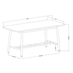 Shaker Dining Table - Natural - Hearth & Hand™ With Magnolia 7 Shaker Dining Table - Natural - Hearth & Hand™ With Magnolia -HOMCOM Store GUEST 9464db63 6fbb 4d64 91f7 7d79e13f5a9e
