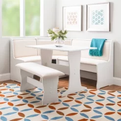 Penrose Storage Nook Dining Set - Linon -HOMCOM Store GUEST 94d6d897 8045 4d6f b6f8 917facd3a5b5