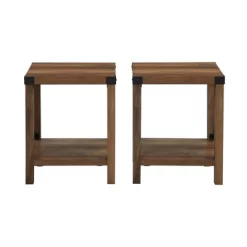 Set Of 2 Sophie Rustic Farmhouse X Frame Side Tables - Saracina Home 20 Set Of 2 Sophie Rustic Farmhouse X Frame Side Tables - Saracina Home -HOMCOM Store GUEST 97d1aae4 b5cf 4310 ae80 df5ce5fb7d85