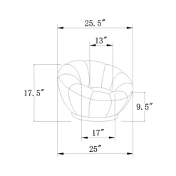 Tulip Kids’ Chair - Pillowfort™ -HOMCOM Store GUEST 9b8af3e5 faf5 425b 85a6 bebafc165bd4