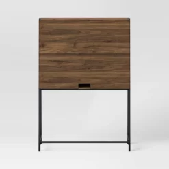 Loring Wood Secretary Desk With Hutch And Charging Station Walnut - Threshold™ 7 Loring Wood Secretary Desk With Hutch And Charging Station Walnut - Threshold™ -HOMCOM Store GUEST 9bf83393 7336 44d1 b8ec 482f68853fe2