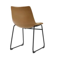 Set Of 2 Laslo Modern Upholstered Faux Leather Dining Chairs - Saracina Home 16 Set Of 2 Laslo Modern Upholstered Faux Leather Dining Chairs - Saracina Home -HOMCOM Store GUEST 9c08c6e5 09f4 403a 844a a5fe7811db86