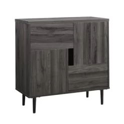 Modern Accent Cabinet With Color Pop Interior - Saracina Home -HOMCOM Store GUEST 9cf1d42d 1356 4567 8eea 2b7fd1a4324b