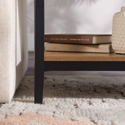 Set Of 2 Benny Urban Industrial Angle Iron Side Tables - Saracina Home 8 Set Of 2 Benny Urban Industrial Angle Iron Side Tables - Saracina Home - Image 8