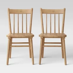 Set Of 2 Hassell Wood Dining Chair - Threshold™ -HOMCOM Store GUEST 9ecdc71b 00bd 4a4d b577 1469499290d3
