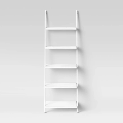 72" Loring 5 Shelf Leaning Bookshelf - Threshold™ 9 72" Loring 5 Shelf Leaning Bookshelf - Threshold™ - Image 9