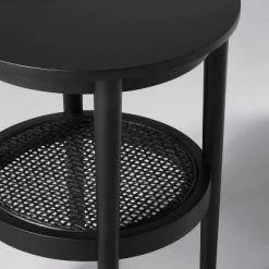 Wood & Cane Round Accent Side Table - Hearth & Hand™ With Magnolia 14 Wood & Cane Round Accent Side Table - Hearth & Hand™ With Magnolia -HOMCOM Store GUEST a287ad8b 1eca 4b89 bea4 098554898f62