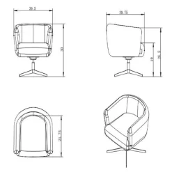 Morpho Swivel Armchair - Threshold™ 16 Morpho Swivel Armchair - Threshold™ -HOMCOM Store GUEST a3b3d07e 0d72 4668 abc8 9eef5cda41b8