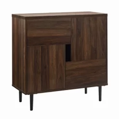 Modern Accent Cabinet With Color Pop Interior - Saracina Home -HOMCOM Store GUEST a452b410 8dc1 47b5 a0da 2220eb14455e