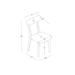 Astrid Mid-Century Dining Chairs - Threshold™ 15 Astrid Mid-Century Dining Chairs - Threshold™ -HOMCOM Store GUEST a9ca3eee 4e1b 44cc 9434 431437e4e776