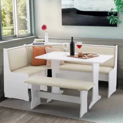 Penrose Storage Nook Dining Set - Linon