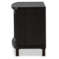 Walda Wood Cabinet With 2 Sliding Doors And 1 Drawer TV Stand For TVs Up To 60" Dark Brown/Gray - Baxton Studio 6 Walda Wood Cabinet With 2 Sliding Doors And 1 Drawer TV Stand For TVs Up To 60" Dark Brown/Gray - Baxton Studio -HOMCOM Store GUEST a9f3082a 02d0 4002 85ec 5f32d6967b94