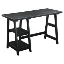 Designs2Go Trestle Desk With Shelves - Breighton Home 22 Designs2Go Trestle Desk With Shelves - Breighton Home -HOMCOM Store GUEST aa86743b 8e79 40c2 a6bb 7fbdc03f49ae