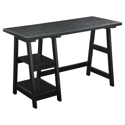 Designs2Go Trestle Desk With Shelves - Breighton Home 6 Designs2Go Trestle Desk With Shelves - Breighton Home - Image 6
