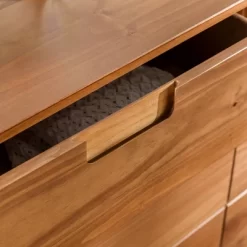 Mid-Century Modern Groove Wood 6 Drawer Dresser - Saracina Home 30 Mid-Century Modern Groove Wood 6 Drawer Dresser - Saracina Home -HOMCOM Store GUEST acae644a 11b4 4991 825d c7f6901a557e