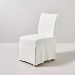 Canvas Slipcover Armless Dining Chair - Hearth & Hand™ With Magnolia -HOMCOM Store GUEST ad951fa6 797c 41fb 8f9a 42b4dc19d664