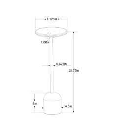 Marble Top Drink Side Table - Brass/White - Hearth & Hand™ With Magnolia 9 Marble Top Drink Side Table - Brass/White - Hearth & Hand™ With Magnolia -HOMCOM Store GUEST ae4318a5 b344 4c26 bac4 a7044e6cc4c2