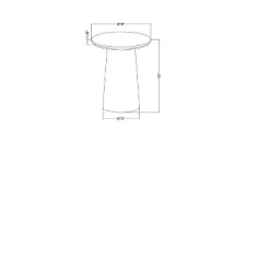 Round Wood Pedestal Accent Side Table - Hearth & Hand™ With Magnolia -HOMCOM Store GUEST b05a0561 ea08 4ba3 ba1f ecf3a82aed37