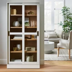 72" Promontory Cabinet With Sliding Doors - Threshold™ Designed With Studio McGee 21 72" Promontory Cabinet With Sliding Doors - Threshold™ Designed With Studio McGee -HOMCOM Store GUEST b155d4f0 eae2 44b5 8f8b 7a4c62886824