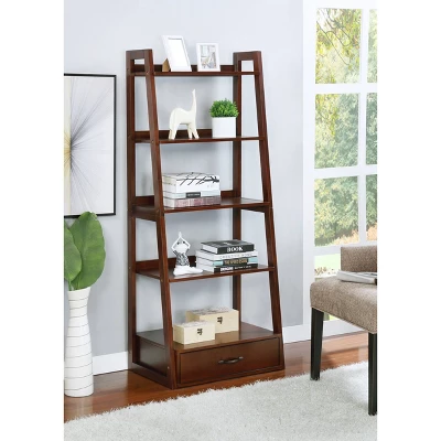 Juncus 5 Tiered Ladder Bookcase - HOMES: Inside + Out 1 Juncus 5 Tiered Ladder Bookcase - HOMES: Inside + Out