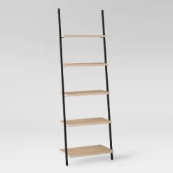 72" Loring 5 Shelf Leaning Bookshelf - Threshold™ 15 72" Loring 5 Shelf Leaning Bookshelf - Threshold™ -HOMCOM Store GUEST b2f506da fcdc 4735 b10b d49aa58dbbd8